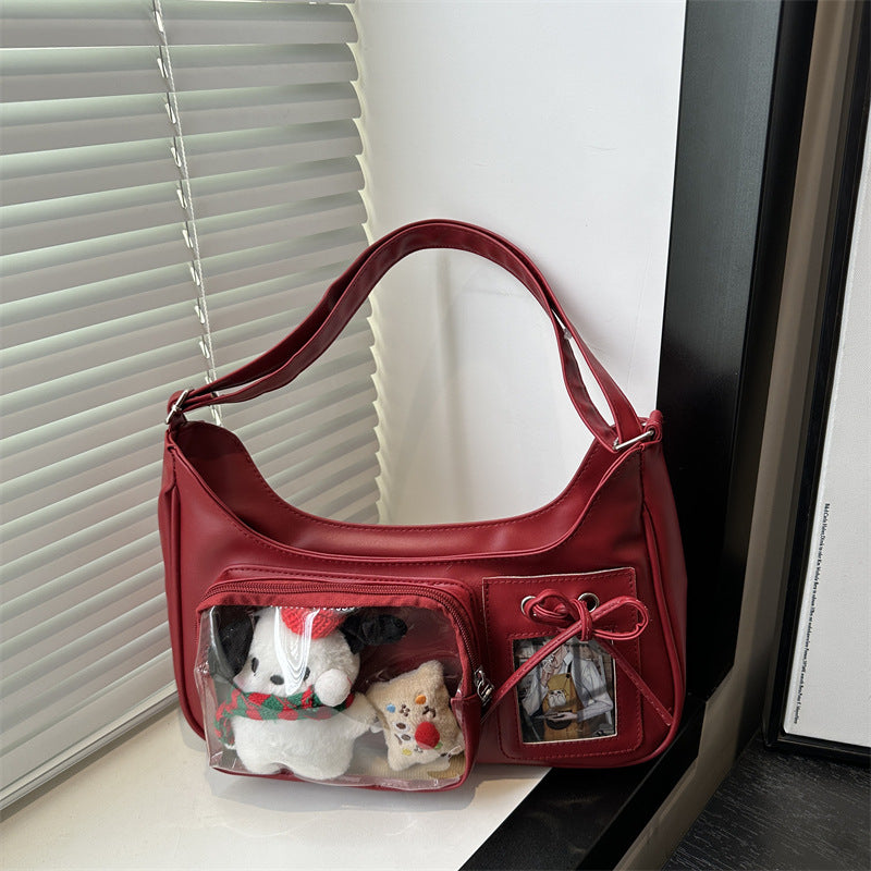 Adjustable Strap Square Shoulder Bag
