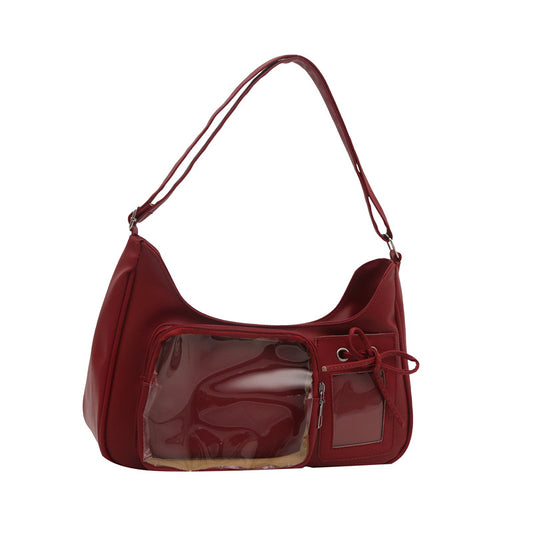 Adjustable Strap Square Shoulder Bag