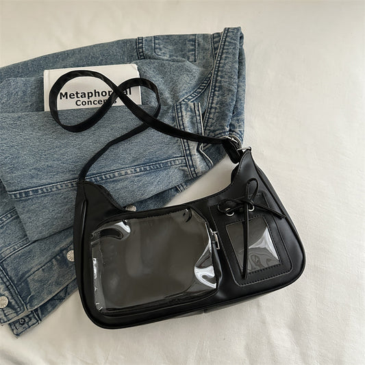 Adjustable Strap Square Shoulder Bag
