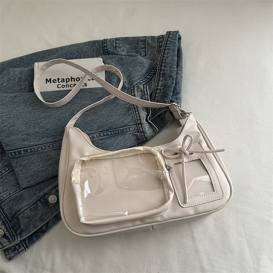 Adjustable Strap Square Shoulder Bag