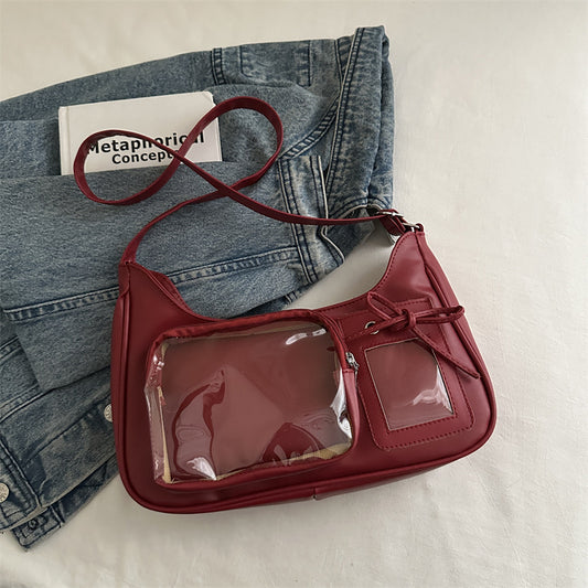 Adjustable Strap Square Shoulder Bag