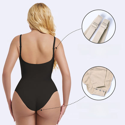Adjustable Strappy Shapewear Bodysuit