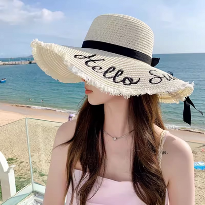 Adjustable Straw Sun Hat