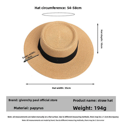 Adjustable Straw Sun Hat