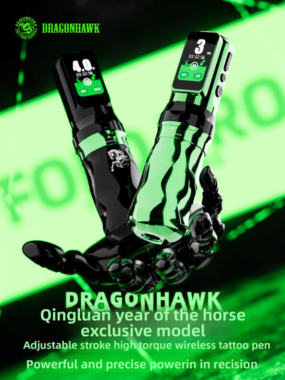 Adjustable Stroke Tattoo Pen Machine with Coreless Motor
