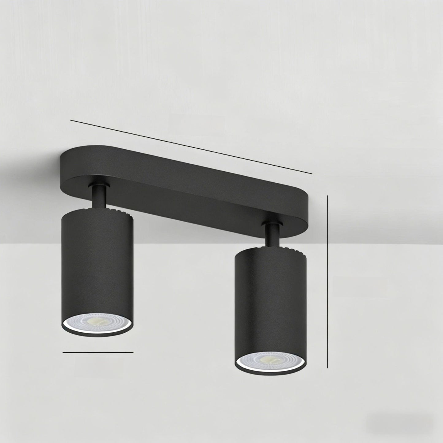 Adjustable Surface-Mounted Spotlights