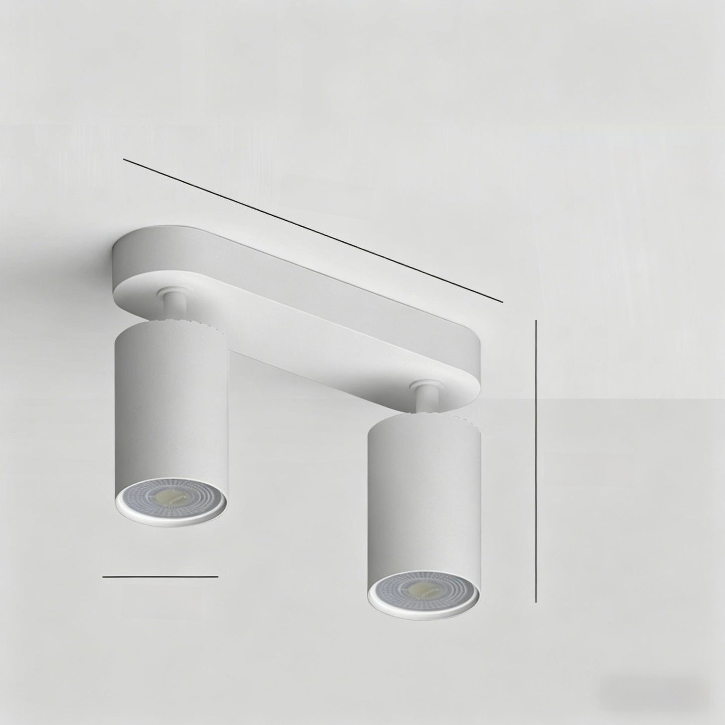 Adjustable Surface-Mounted Spotlights