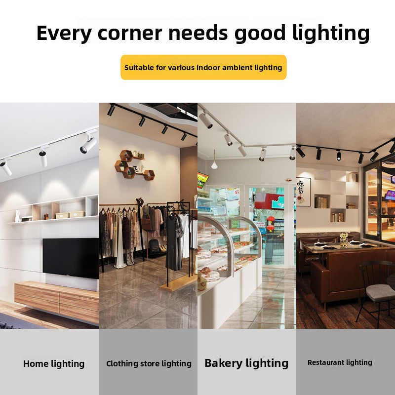 Adjustable Surface Mounted Track Lighting Spotlight