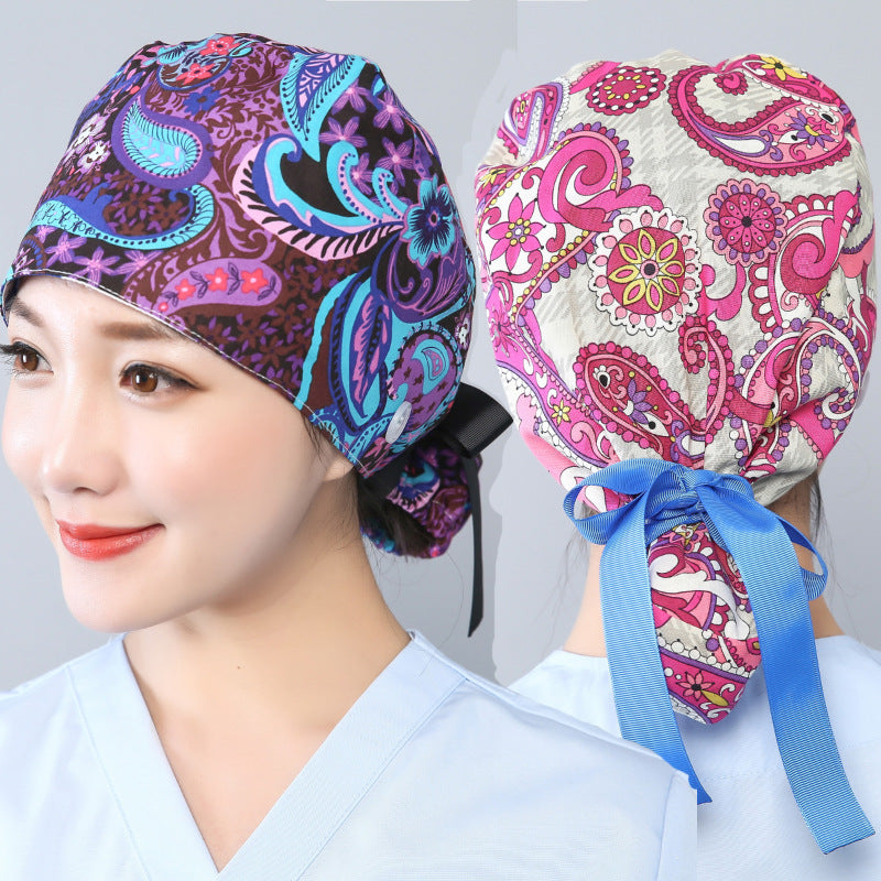 Adjustable surgical cap/nurse cap