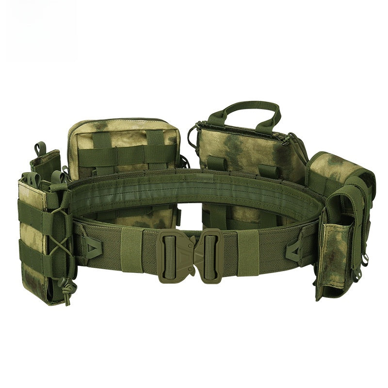 Adjustable Tactical Belt with Accessories