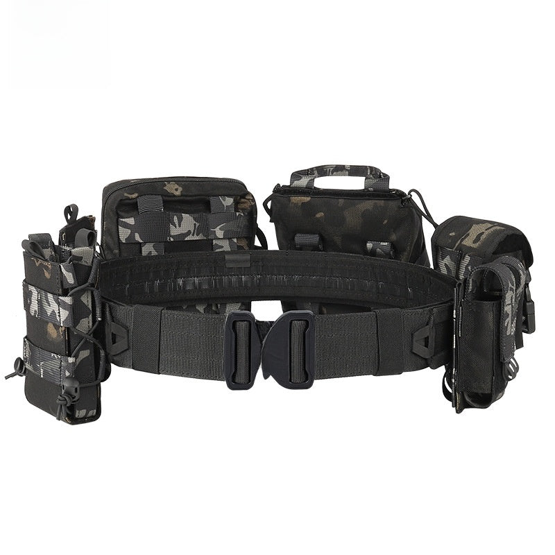 Adjustable Tactical Belt with Accessories