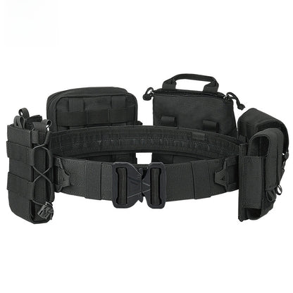 Adjustable Tactical Belt with Accessories