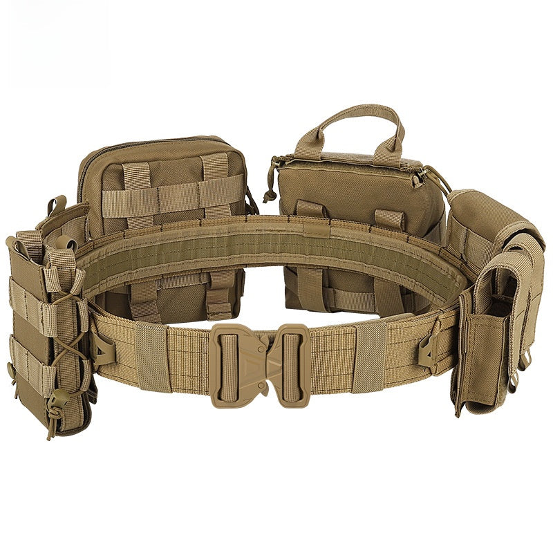 Adjustable Tactical Belt with Accessories