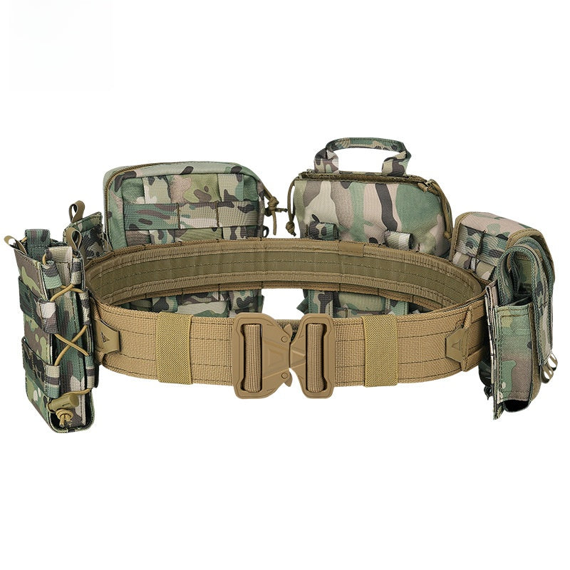 Adjustable Tactical Belt with Accessories