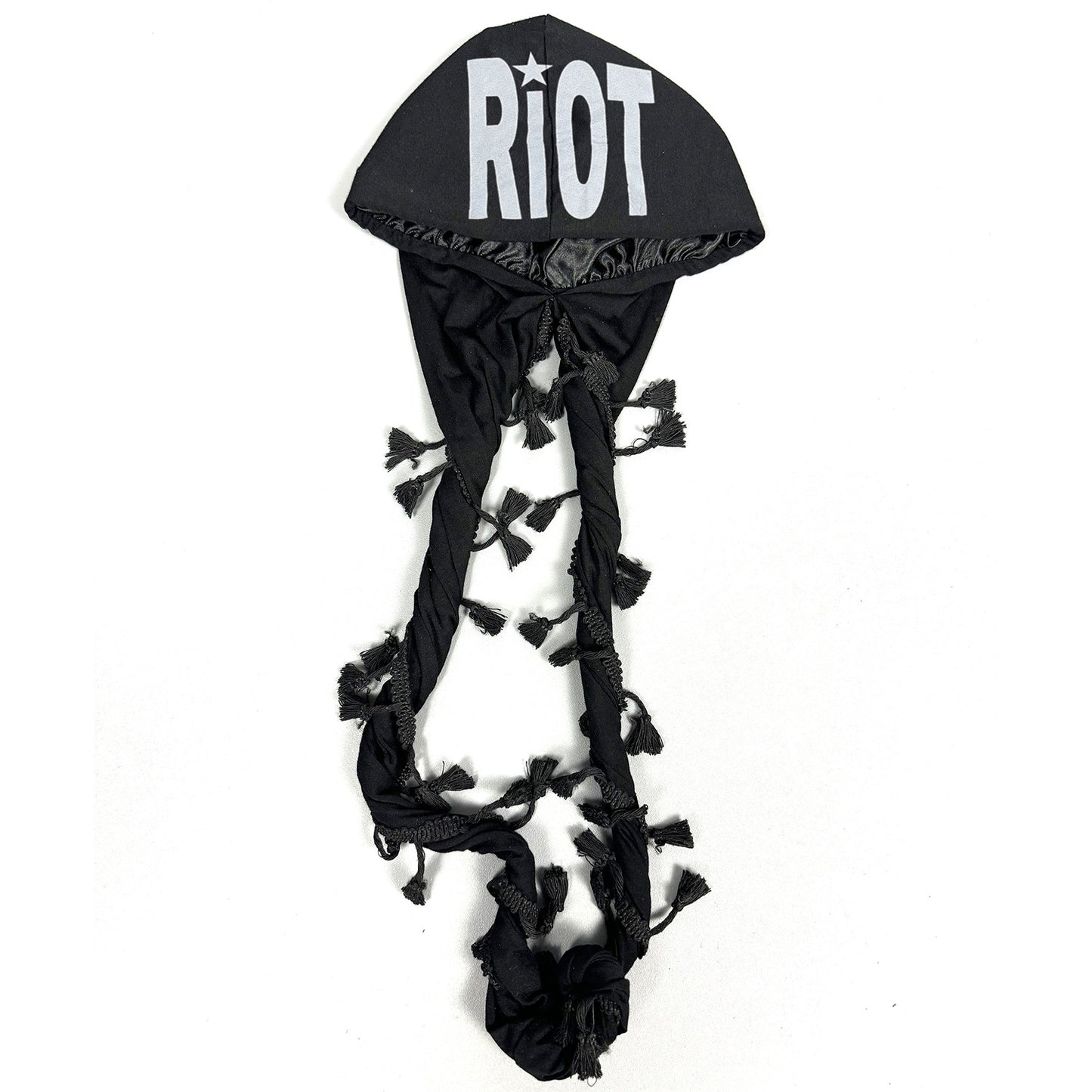 Adjustable Tassel Print Hip Hop Hat