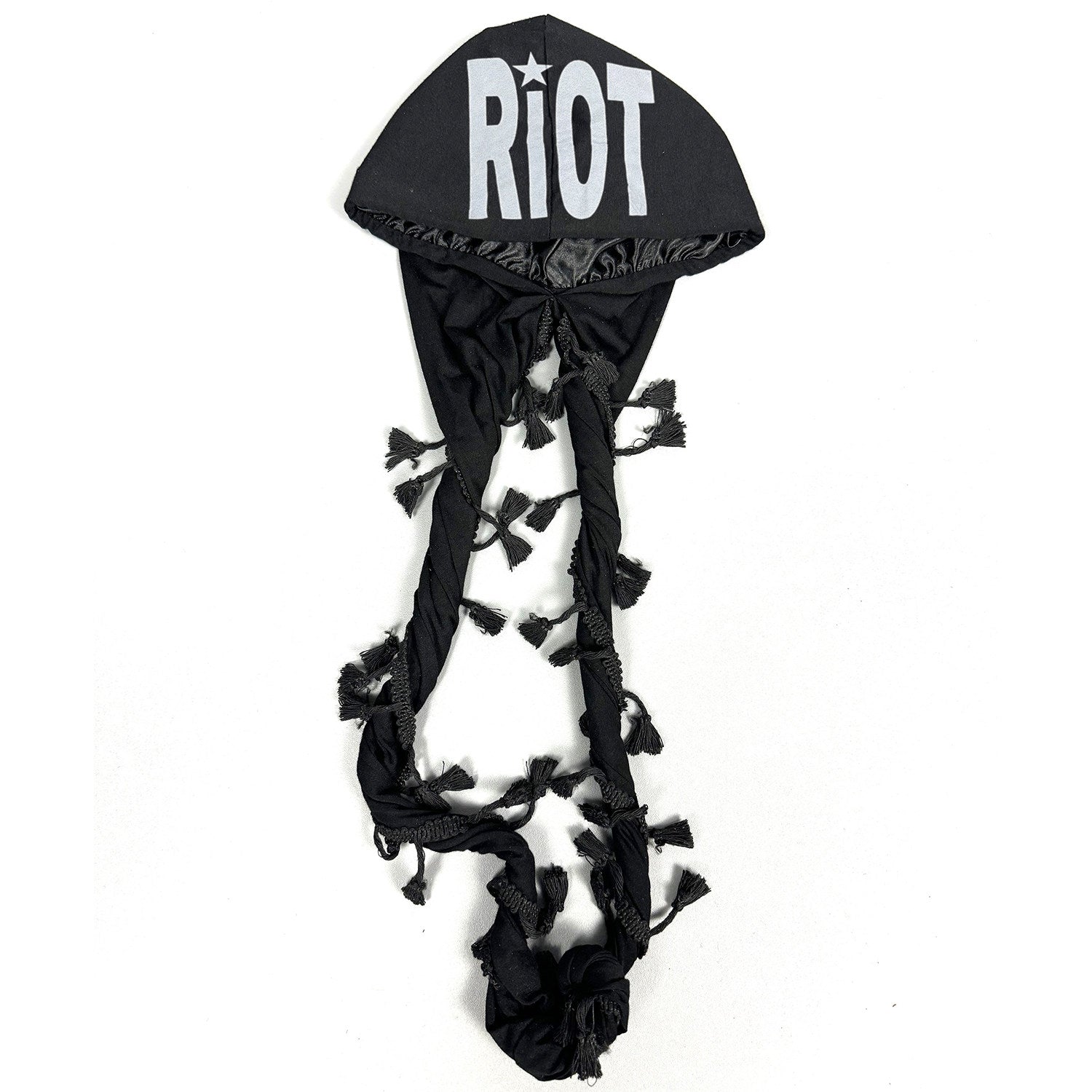 Adjustable Tassel Print Hip Hop Hat