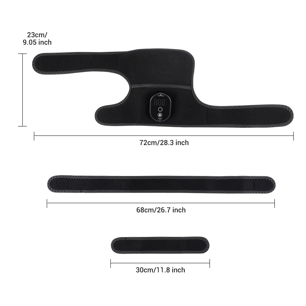 Adjustable Temperature Electric Heating Knee Pad with LCD Display