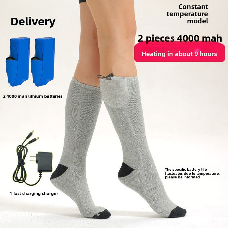 Adjustable Temperature Electric Heating Socks