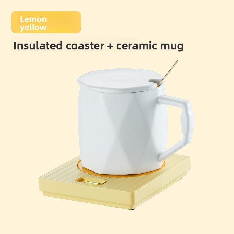 Adjustable Temperature USB Cup Warmer with Gift Box