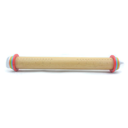 Adjustable thickness rolling pin