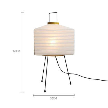 Adjustable Three-Color Rice Paper Floor Lamp