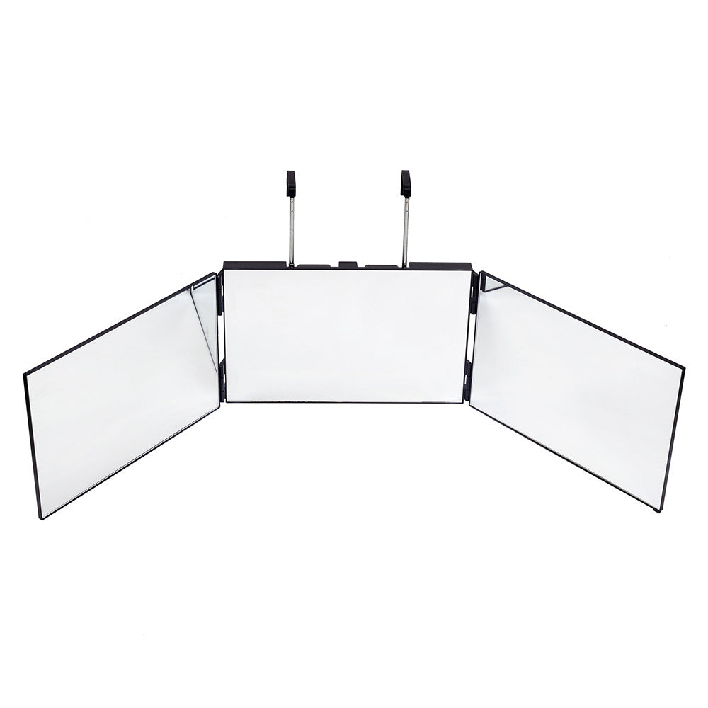 Adjustable Three-Way LED Makeup Mirror with Hanging Hook