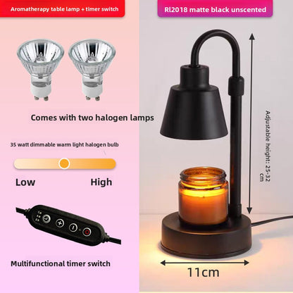 Adjustable Timer Candle Lamp with Aromatherapy
