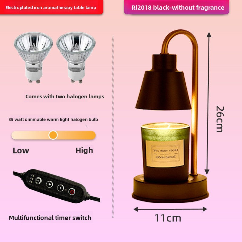 Adjustable Timer Candle Lamp with Aromatherapy
