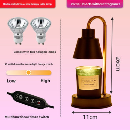 Adjustable Timer Candle Lamp with Aromatherapy