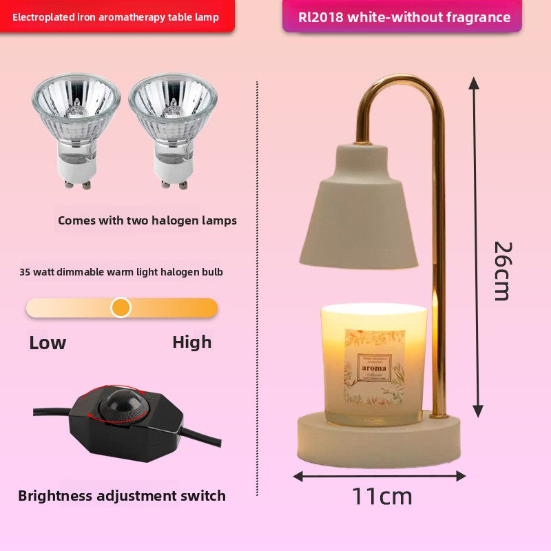 Adjustable Timer Candle Lamp with Aromatherapy