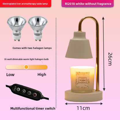 Adjustable Timer Candle Lamp with Aromatherapy