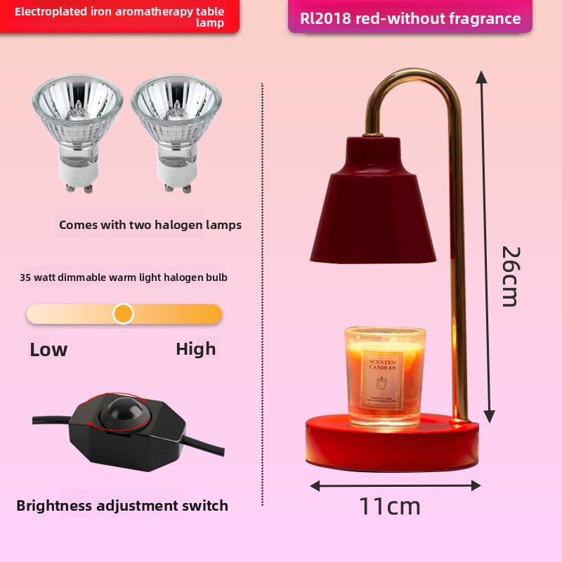 Adjustable Timer Candle Lamp with Aromatherapy