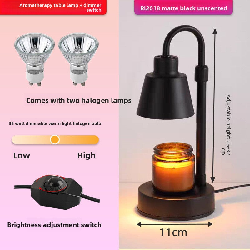 Adjustable Timer Candle Lamp with Aromatherapy