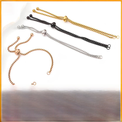 Adjustable Titanium Steel Gold Plated Bracelet