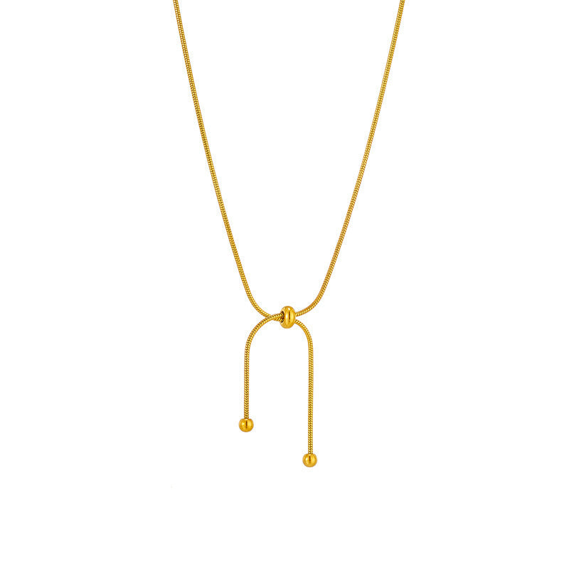 Adjustable Titanium Steel Necklace