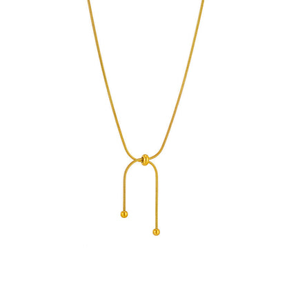 Adjustable Titanium Steel Necklace