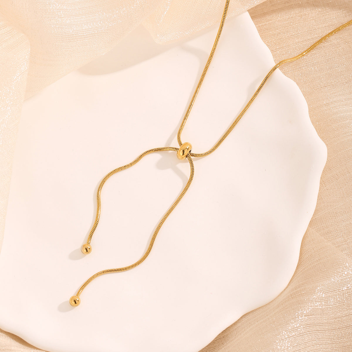 Adjustable Titanium Steel Necklace