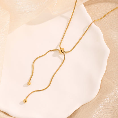 Adjustable Titanium Steel Necklace
