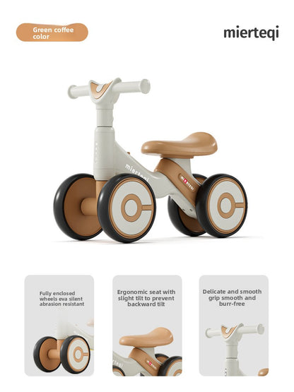 Adjustable Toddler Scooter Walker with Anti-Rollover Design