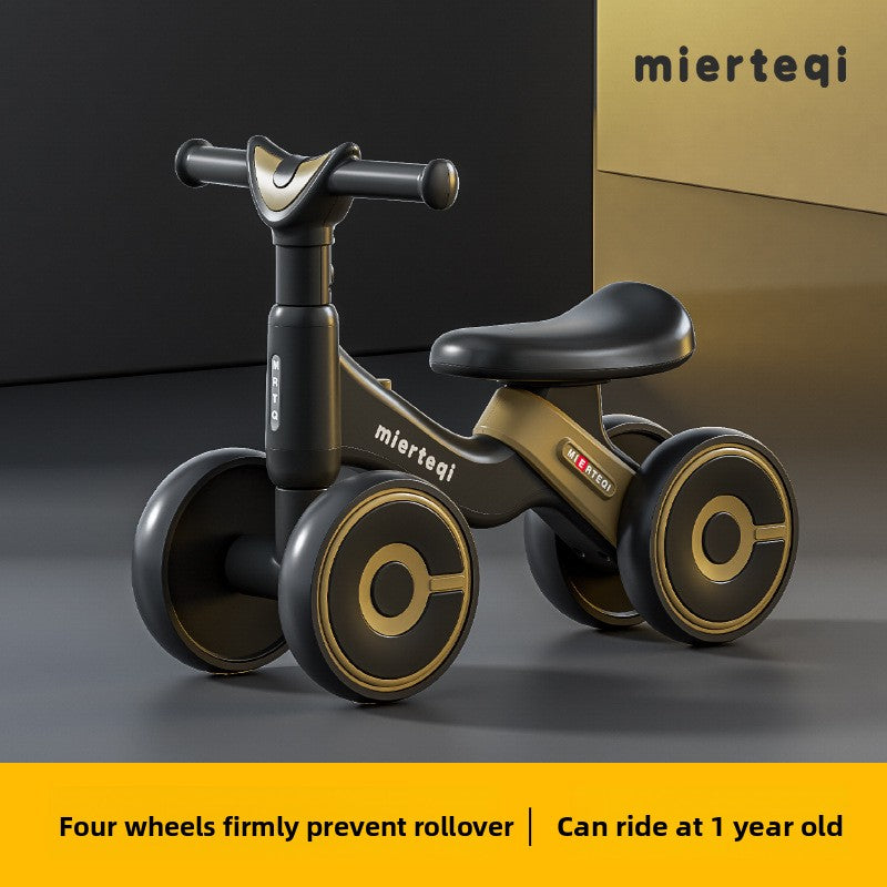 Adjustable Toddler Scooter Walker with Anti-Rollover Design