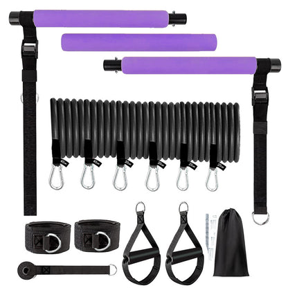 Adjustable TPE Fitness Resistance Training Bar
