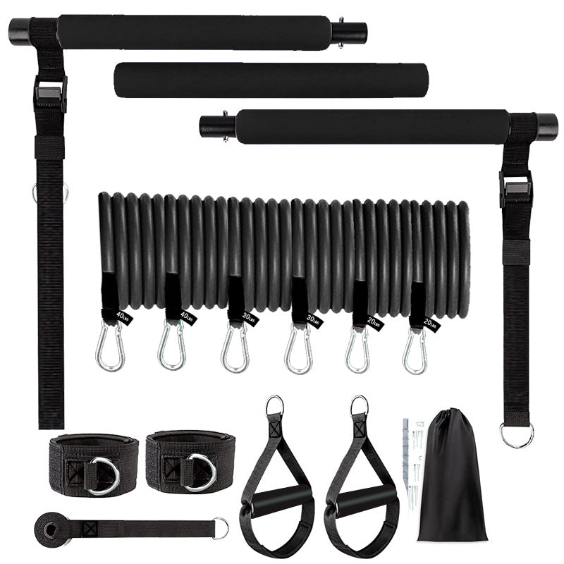 Adjustable TPE Fitness Resistance Training Bar