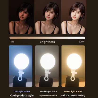 Adjustable Tri-Color LED Clip Fill Light