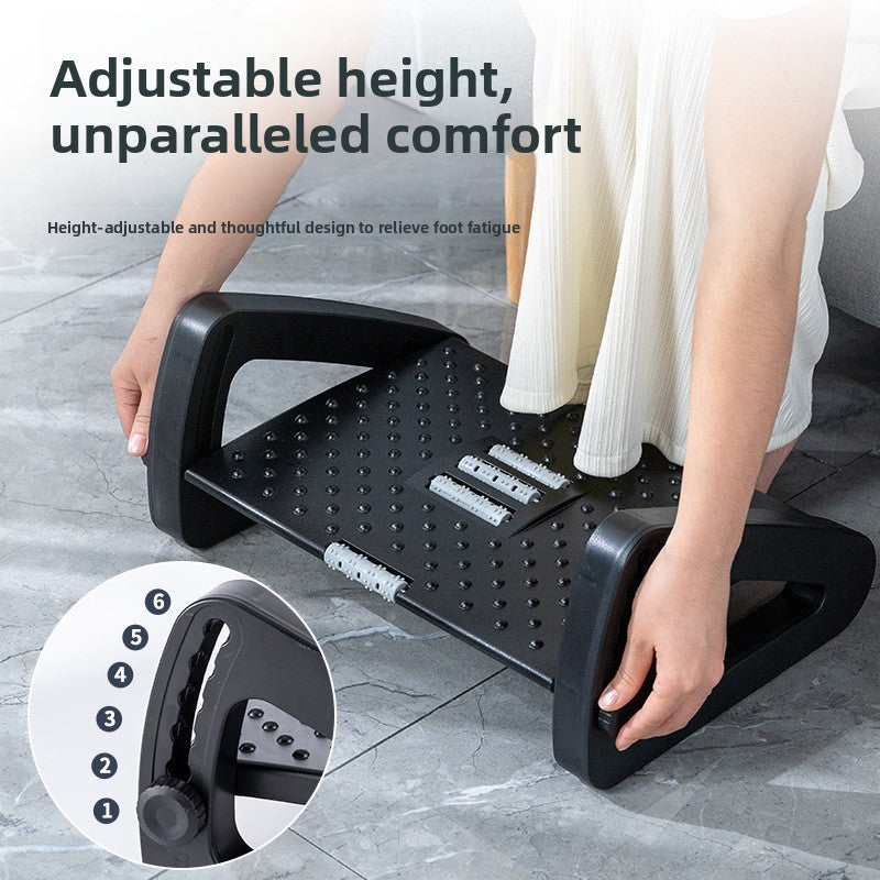 Adjustable Triangular Foot Rest Ottoman