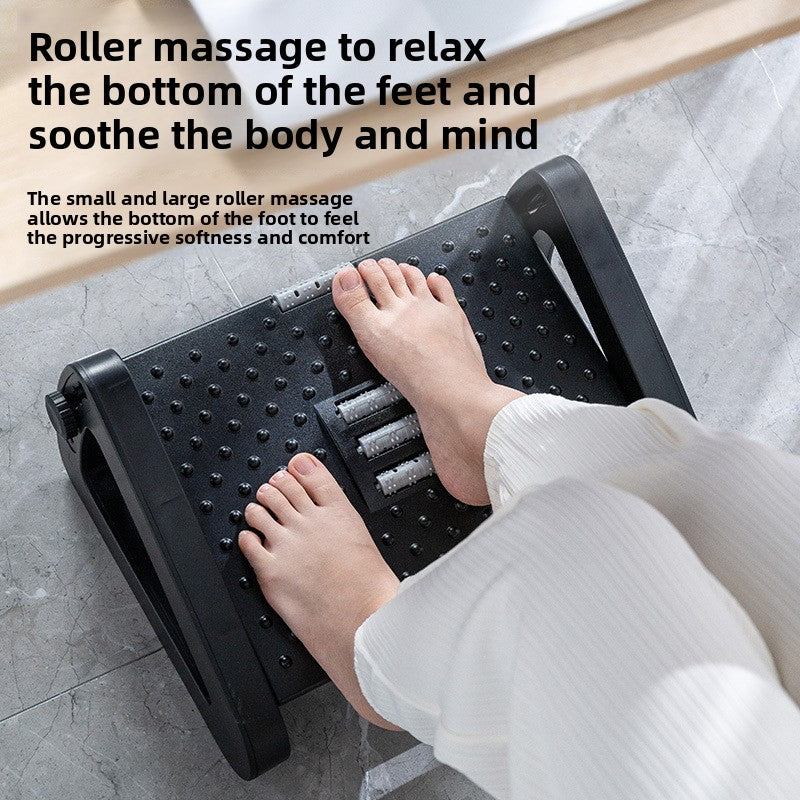 Adjustable Triangular Foot Rest Ottoman