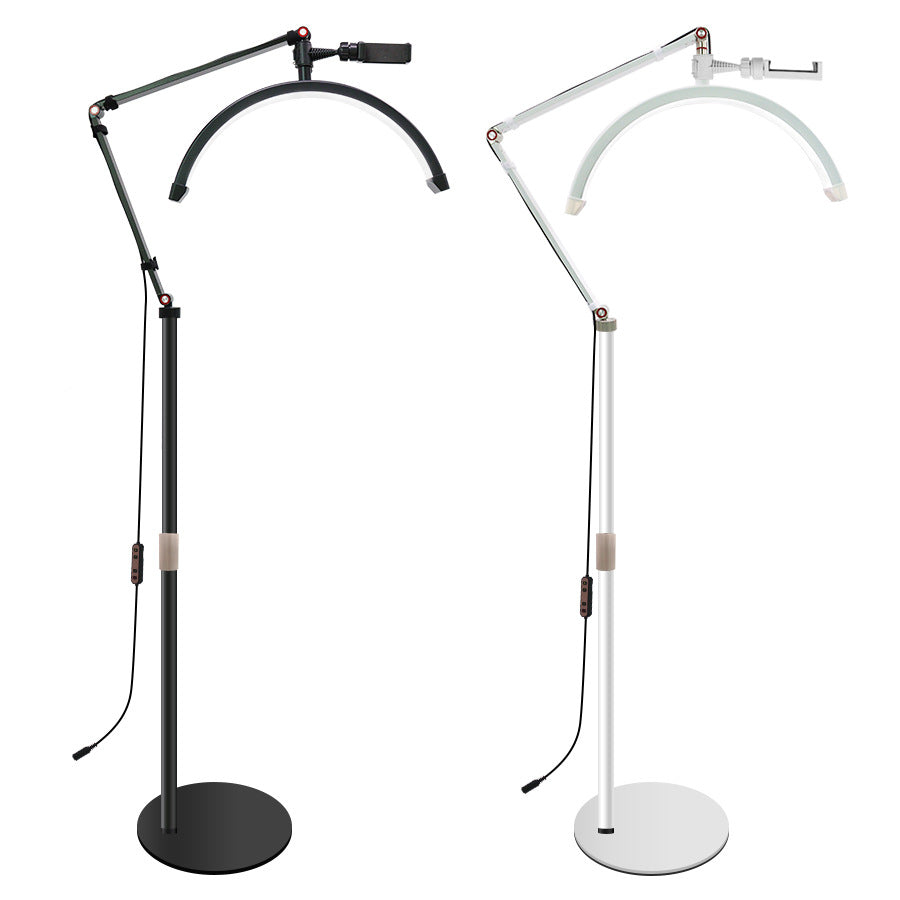 Adjustable U-Shape LED Beauty Floor Lamp