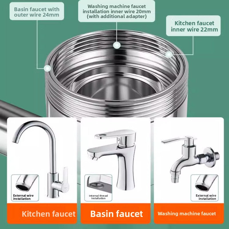 Adjustable U-Shaped Faucet Extension Arm