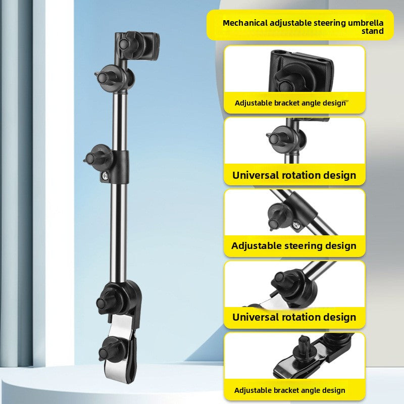 Adjustable Umbrella Holder for Stroller and Outdoor Use