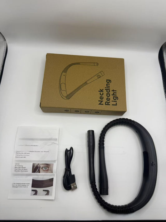Adjustable USB Neck Reading Light with Eye Protection LED