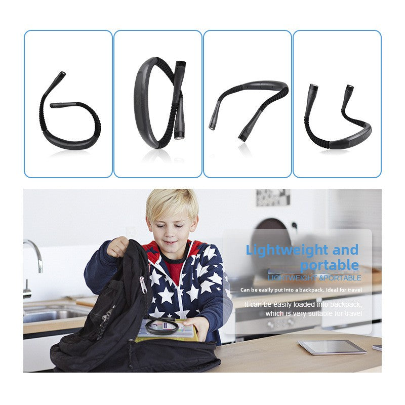 Adjustable USB Rechargeable LED Neck Lamp